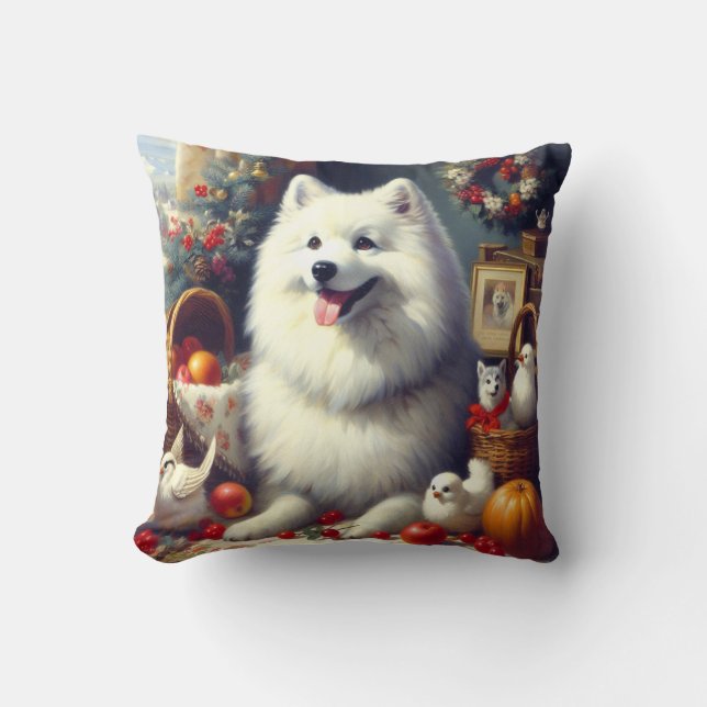 Coussin Peinture Eskimo vintage-américaine (Recto)