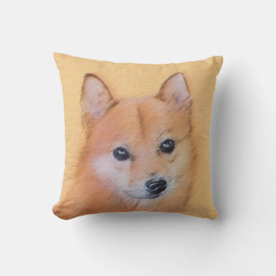 Coussin Peinture finlandaise Spitz - Jote Original Chien A