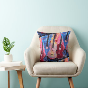 Coussin Peinture Jamming be Goode par Alfred Fox