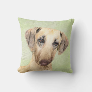 Coussin Peinture Sloughis - Joli art original pour chien