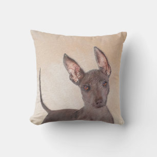 Coussin Peinture Xoloitzcuintli - Cute Original Chien Art