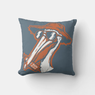 Coussin Pélican à l'abri du soleil