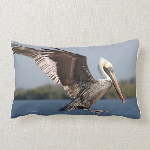 Coussin pélican brun volant MoJo