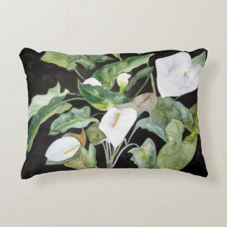 Coussin pélicans en aquarelle