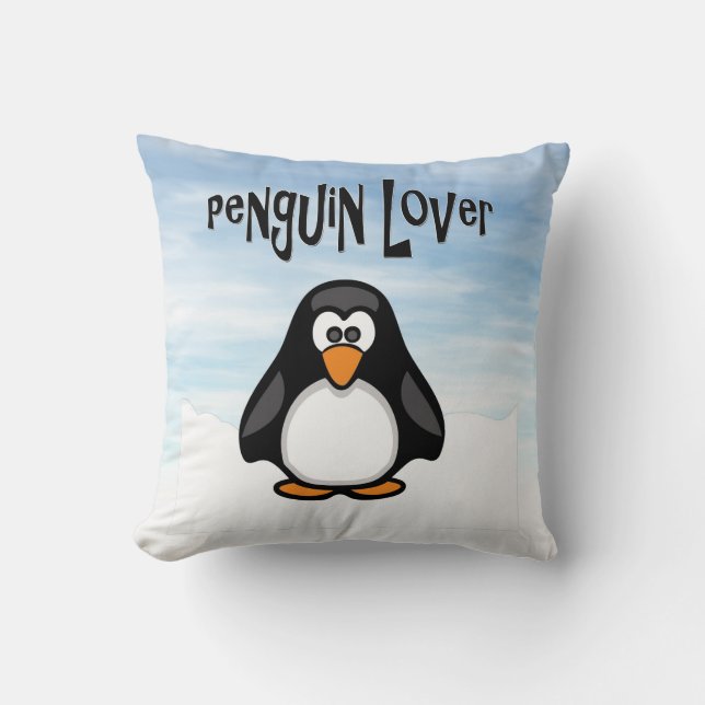 Coussin Penguin Lover (Recto)