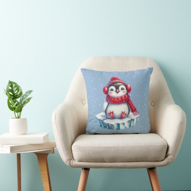 Coussin Penguin sur un iceberg (Chaise)