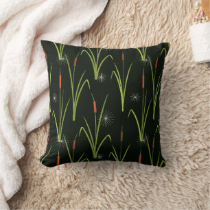 Coussin Péniche Bateau de canal Bateau étroit Motif de jon