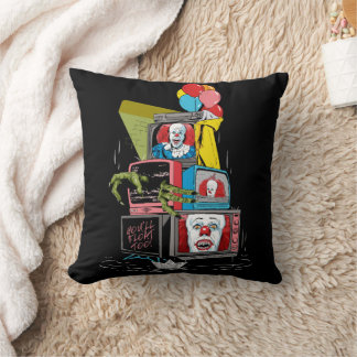 Coussin Pennywise TV Stack classique - vous flotterez trop