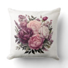Peonies Roses rose blanc violet Floral Flower
