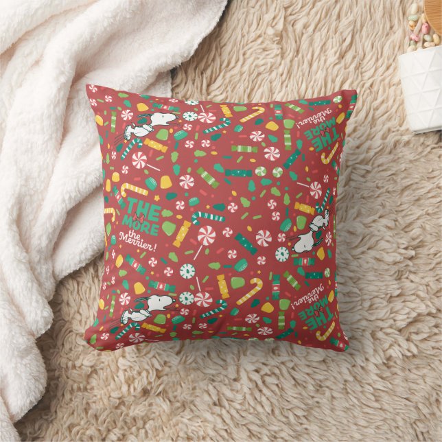 Coussin Peppermint Dreams Snoopy Candy Motif (Couverture)