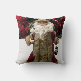 Coussin Père Noël à l'ancienne