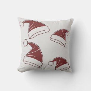 Coussin Père Noël Casquette Signature Cushion