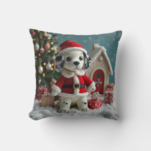 Coussin Père Noël Dalmatien Cushion