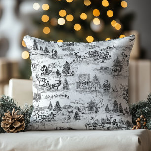 Coussin Père Noël de Noël vintage