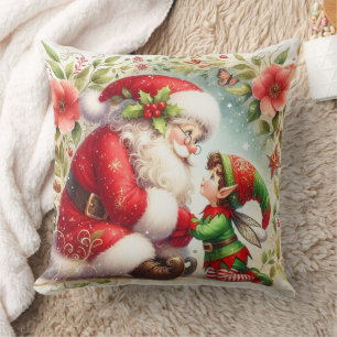 Coussin Père Noël Et Elf 6