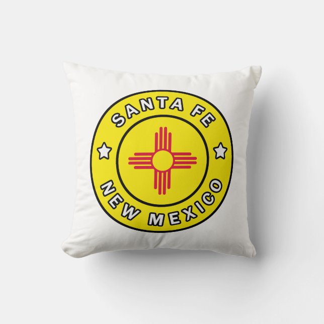 Coussin Père Noël Fe Nouveau-Mexique (Recto)