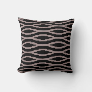 Coussin Père Noël Fe rose et noir Géométrique Motif modern