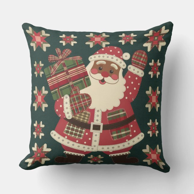 Coussin Père Noël Magic (Recto)
