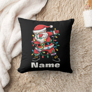 Coussin Père Noël qui fait le dab Cadeau de Noël personnal