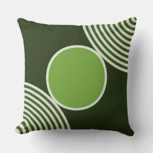 Coussin Perles Motif Dans Les Tons D'Oreiller À Jets Verte