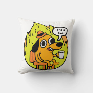 Coussin Perro en llamas