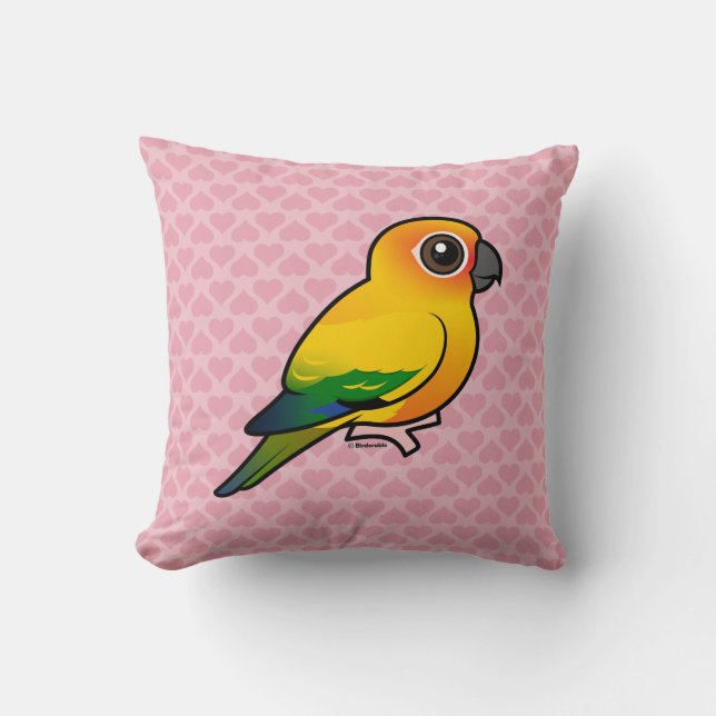 Coussin Perruche de Birdorable Sun (Recto)