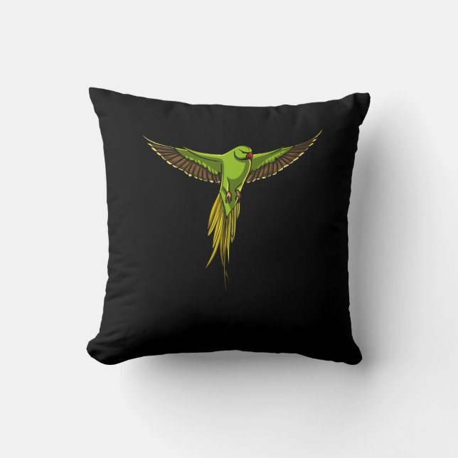Coussin Perruche de perroquet (Recto)