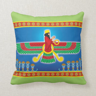 Coussin Persan Faravahar de Zoroastrian