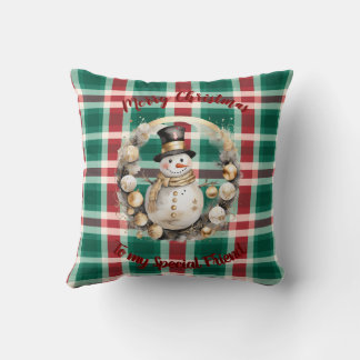 Coussin Personalize this Unique Christmas Throw Pillow 