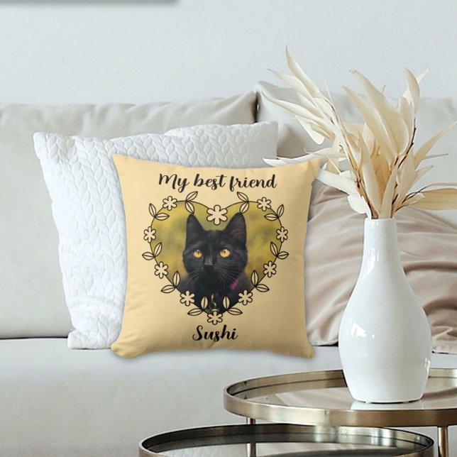 Coussin Personalized Cat Lover Throw Pillow (Créateur téléchargé)