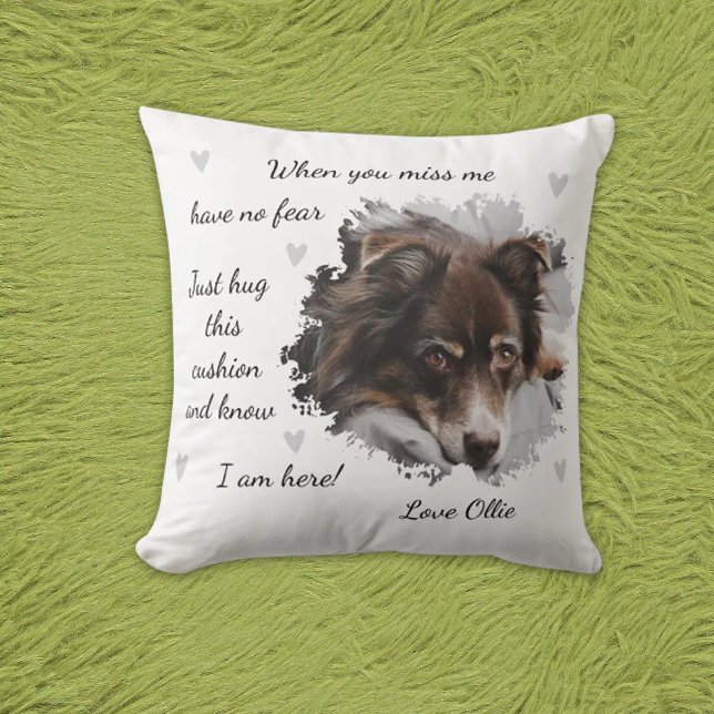 Coussin Personalized Christmas Dog Memorial (Créateur téléchargé)