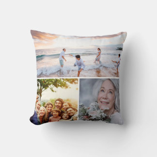 Coussin "Personalized Family Photo Pillow – Custom Keepsak