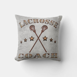 Coussin personnalisable d'entraîneur de lacrosse