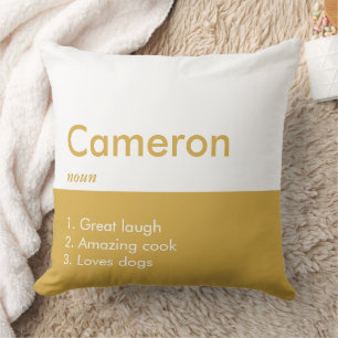 Coussin personnalisable minimaliste moderne