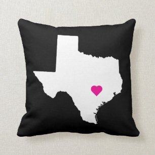 Coussin Personnalisable Texas State Love Reversible Coussi
