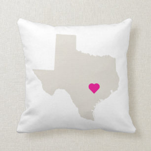 Coussin Personnalisable Texas State Love Reversible Coussi