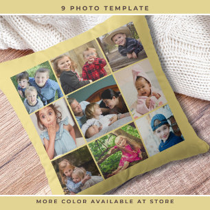 Coussin Personnalisé 9 Photo Collage Famille Garder Soft J