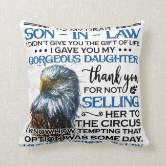 Coussin Personnalisé À Mon Cher Fils En Droit