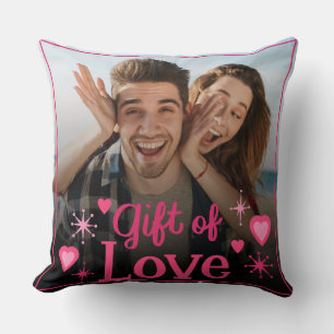 Coussin Personnalisé Amoureux Photo cadeau de l'amour la S