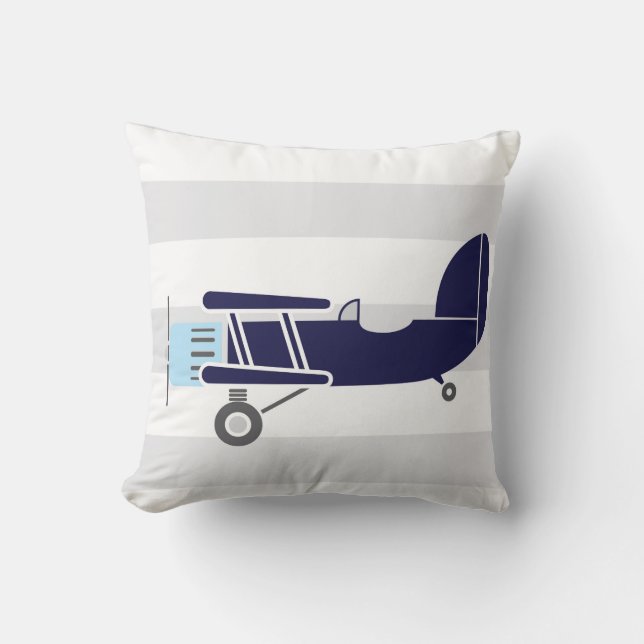 Coussin personnalisé d'avions de détails de (Recto)