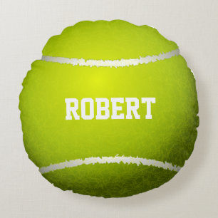 Coussin personnalisé de balle de tennis