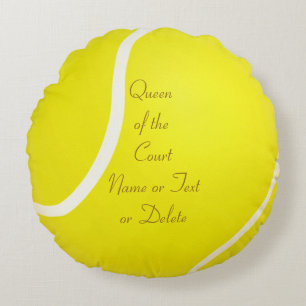 Coussin personnalisé de balle de tennis avec VOTRE