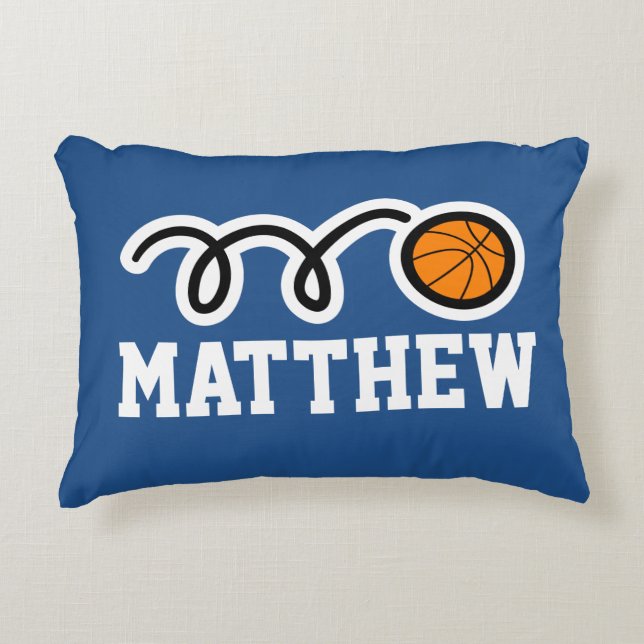 Coussin personnalisé d'enfants avec la boule (Devant)