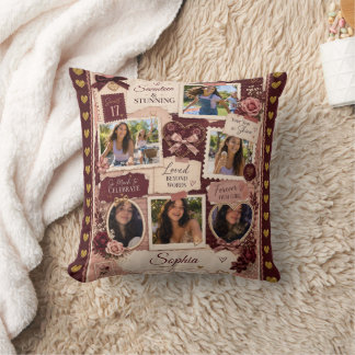 Coussin Personnalisé Fille Adolescente 6 Photos Co