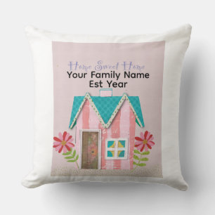 Coussin Personnalisé La Signature Caprice (Rose et sarcell