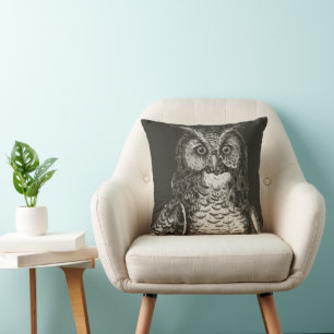 Coussin Personnalisé Nouveau bébé garçon's Room Cute Owl