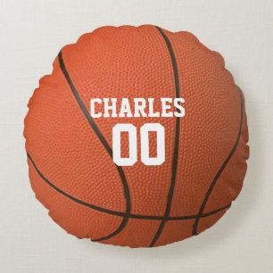 Coussin personnalisé par amant de basket-ball