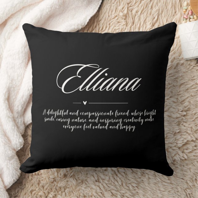 Coussin personnalisé – Personnalisé avec le nom de (Couverture)
