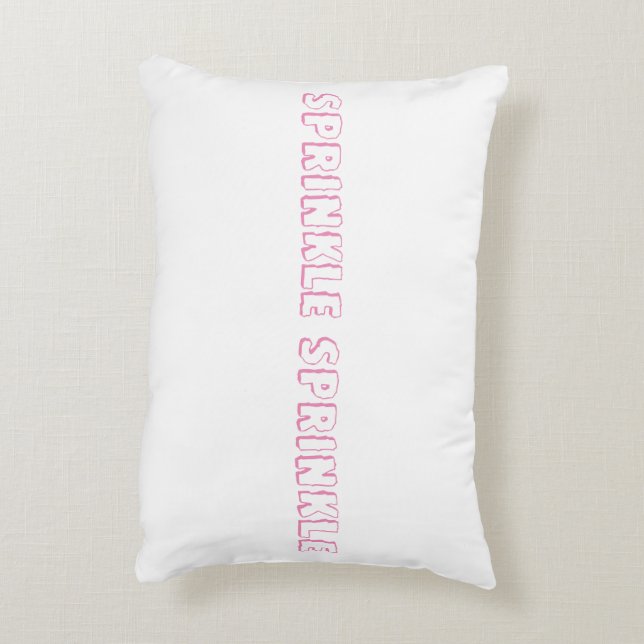 Coussin personnalisé Sprinkle (Dos(Vertical))