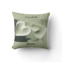 Personnalisé unique moderne élégant deux coeurs ar